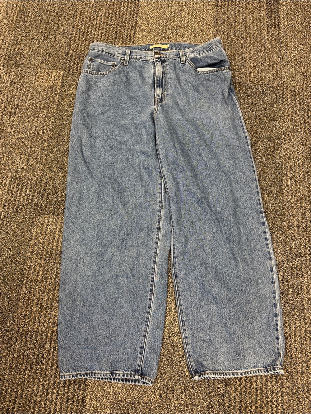 Women's Light Blue baggy fad Relaxed Fit Denim Jeans